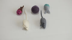 Hand Felted Wool Cat Toys