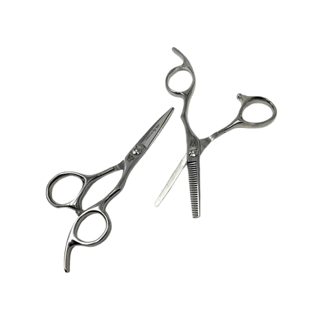 4" Curved Scissor & Thinner - 1.5" Blades