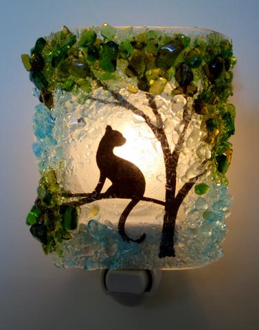 Night Light - Cat In A Tree